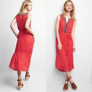 NWT GAP embroidered floral sleeveless dress